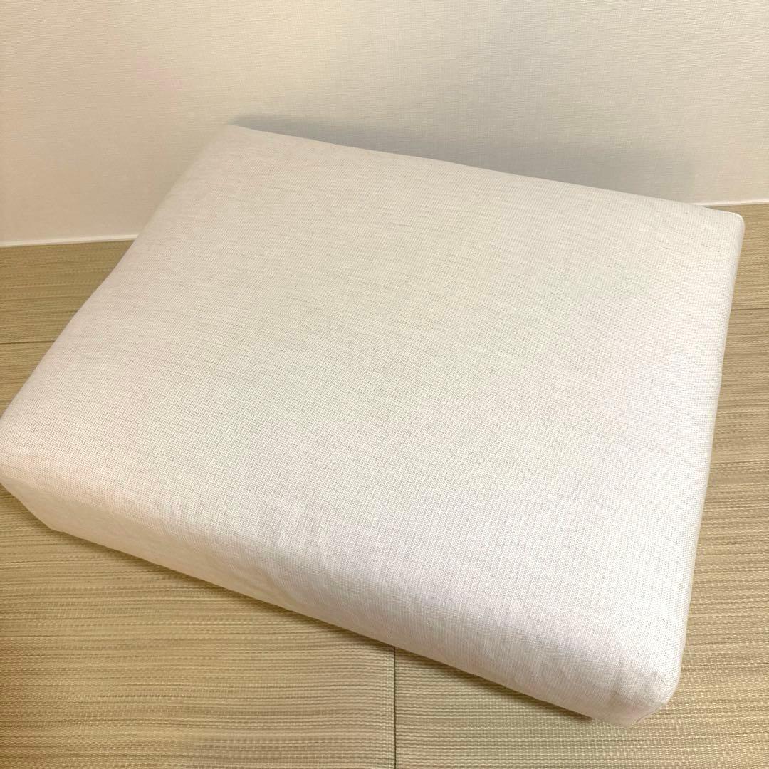 【２４時まで限定値下げ！】無印良品　オットマン・カバー・木製脚セット