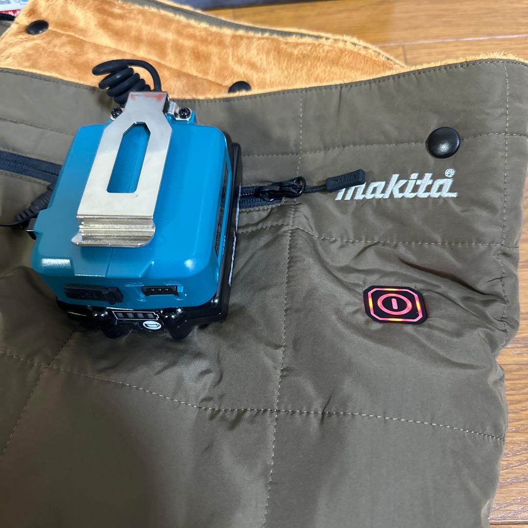 マキタ　充電式暖房ひざ掛け cb200dbn バッテリーホルダ付き