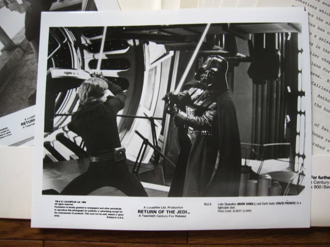 スター・ウォーズ　エピソード6　ジェダイの帰還　非売品　プレスキット
