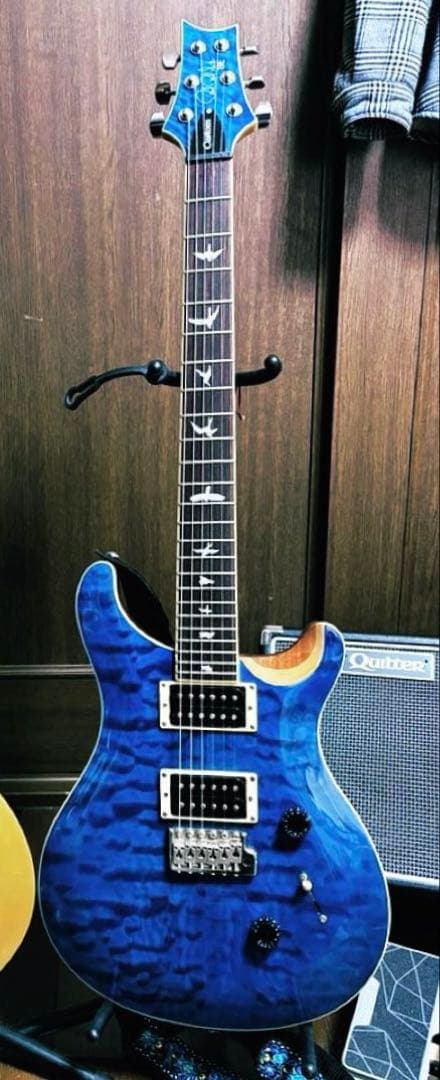 ギター PRS SE Castom24 QM LTD Blue matteo