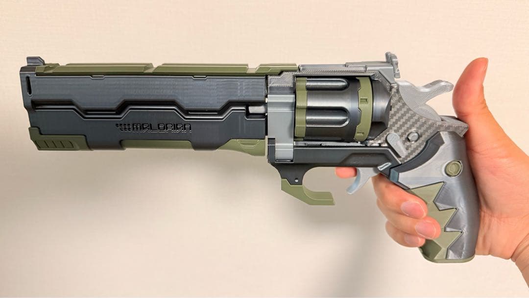 サイバーパンク｜リボルバー モデルガン｜Malorian｜コスプレ小道具