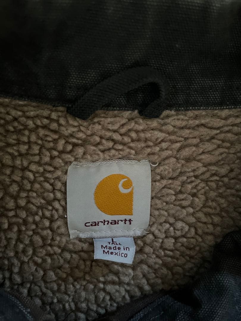 Carhartt ダークブラウン フリースジャケット