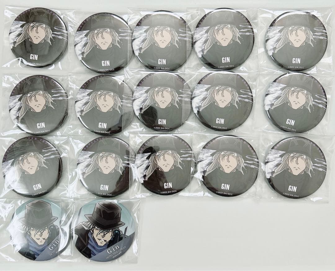 名探偵コナン ジン 缶バッジ