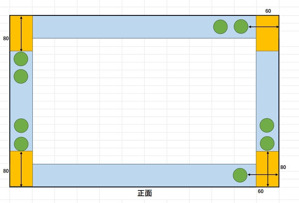 アクリル水槽　400×450×450　板厚6㎜