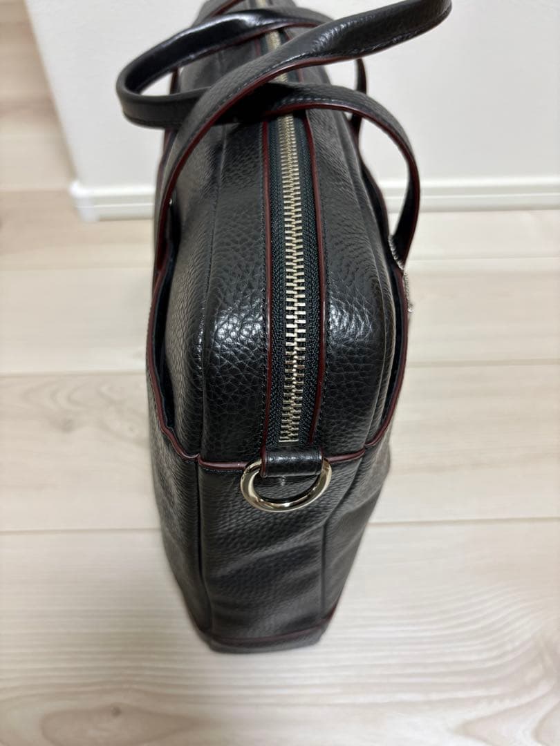 【美品】コーチ　ビジネスバッグ　2wayバッグ　ブラック