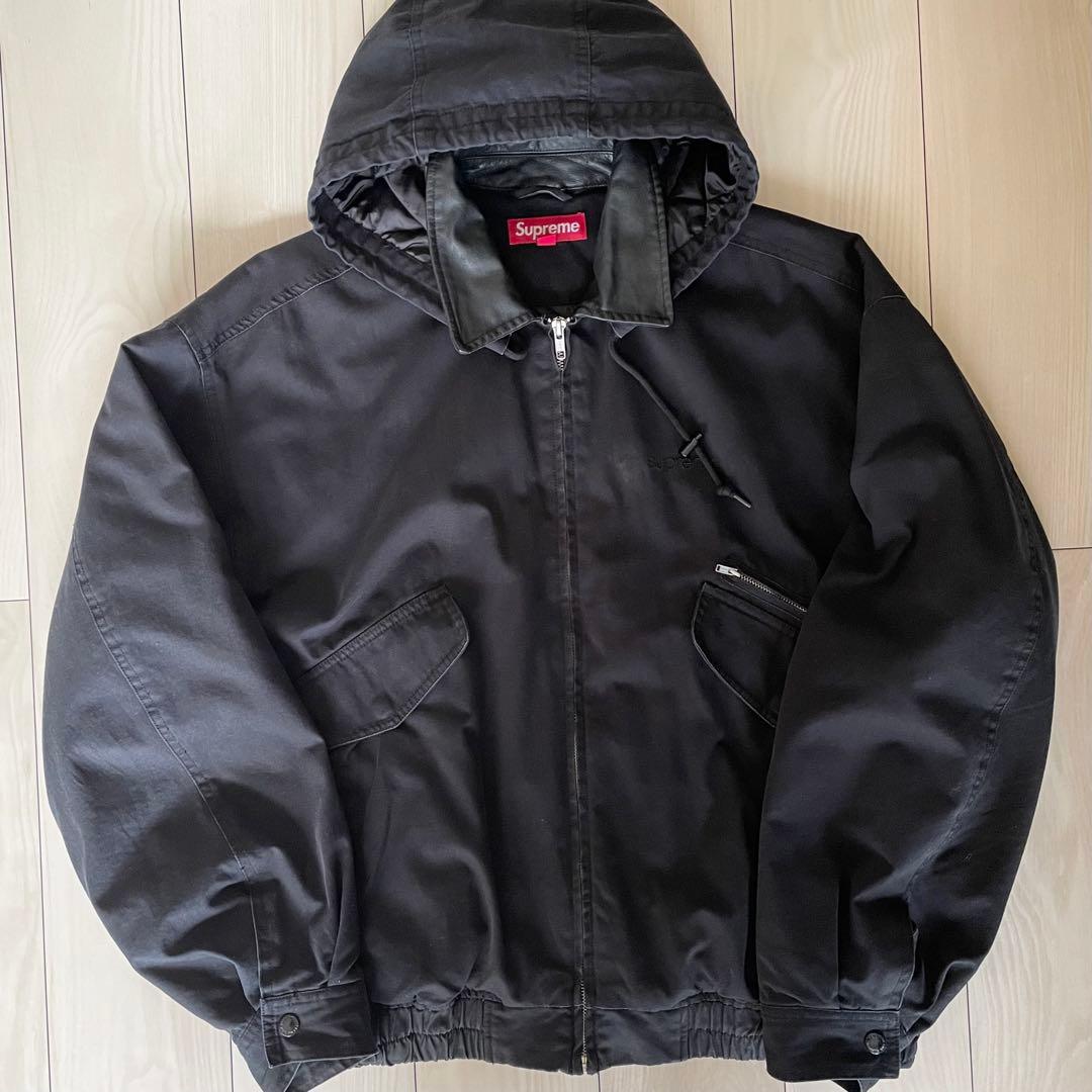 ジャケット・アウター supreme leather collar utility jacket