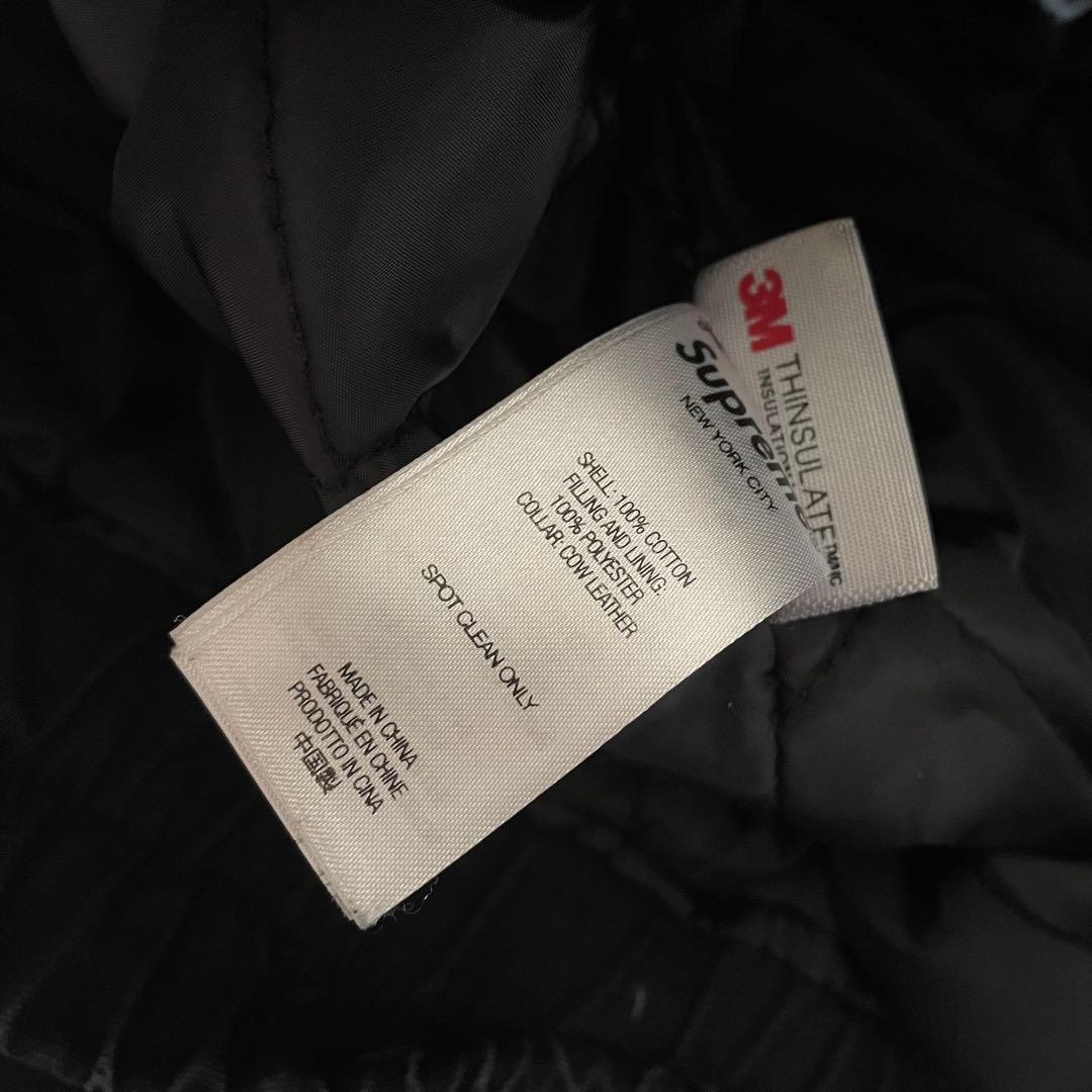 ジャケット・アウター supreme leather collar utility jacket