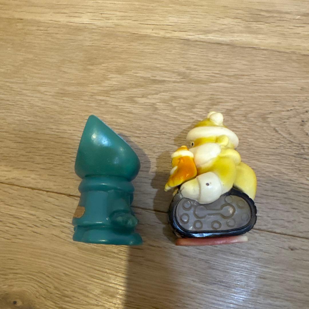 富山相互銀行ノベルティー　親子怪獣ソフビ