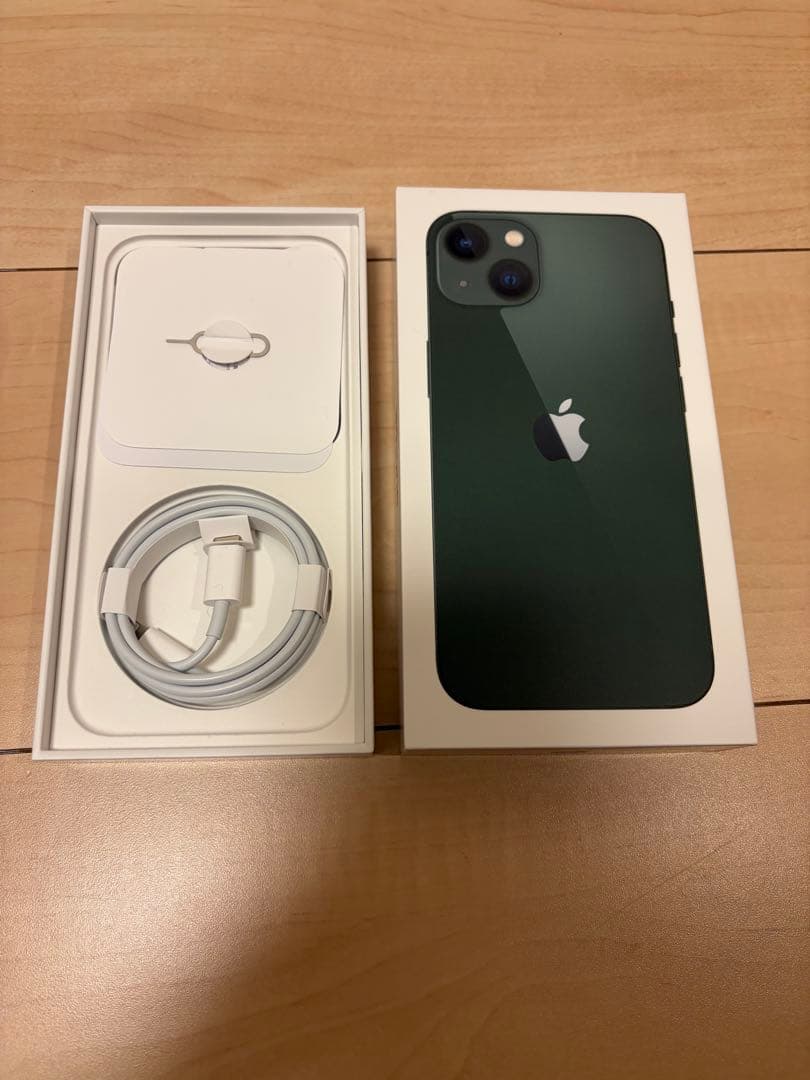iPhone13 本体 128GB Green グリーン 箱付き SIMフリー