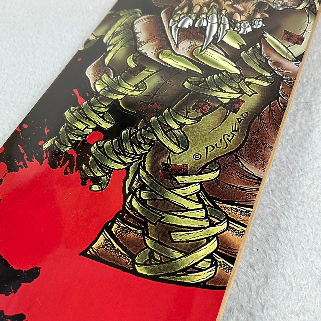 未使用 LLICA スケートボード デッキ ドクロ イラスト メタリカ