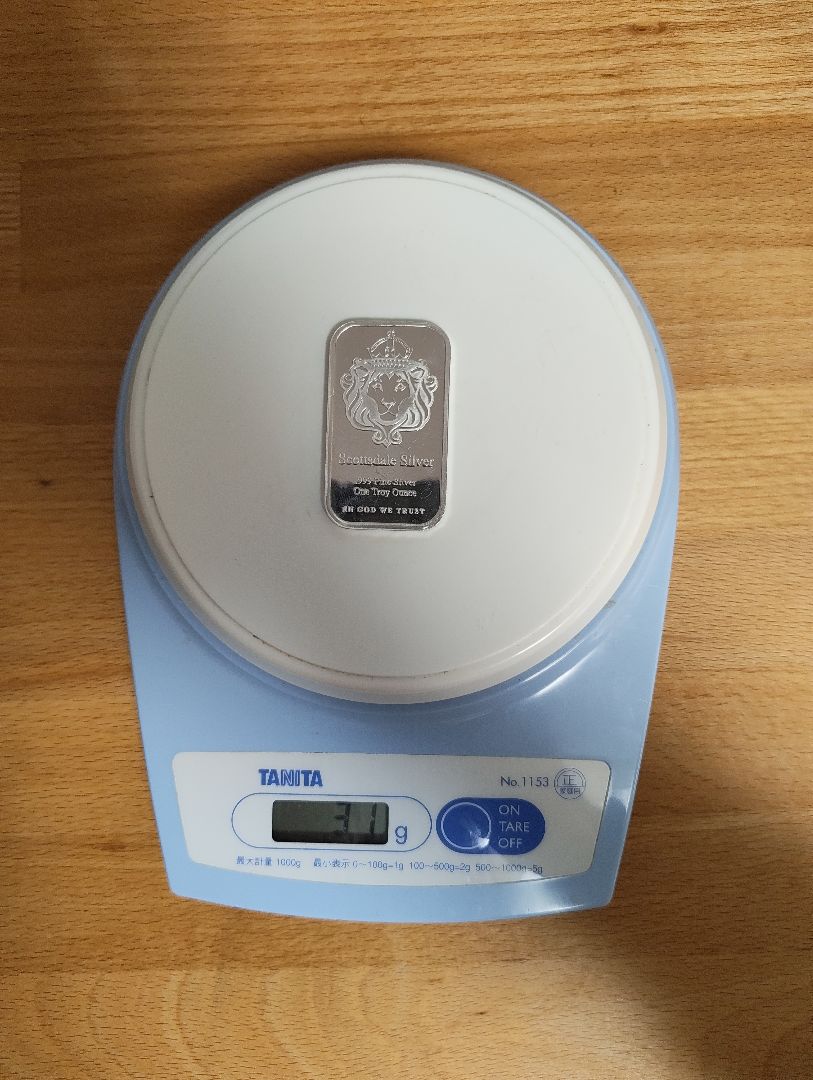 Scottsdale Silver 純銀 1oz シルバーバー スコッツデール