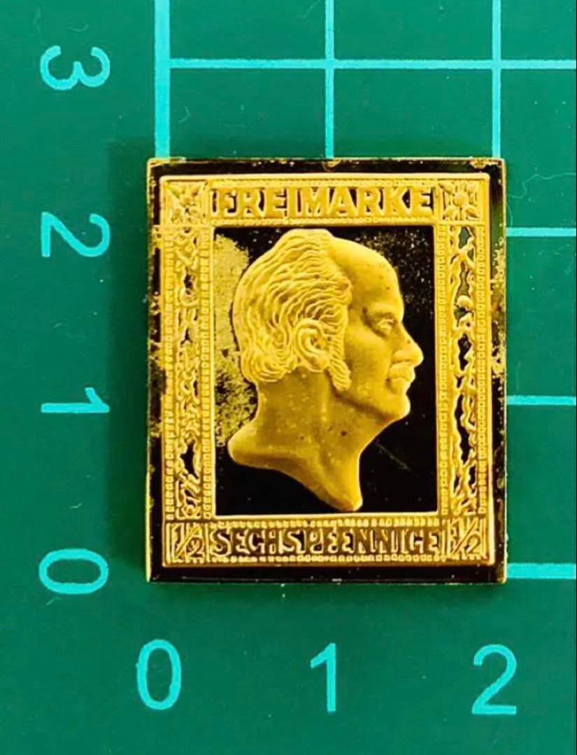 フランクリンミント 切手レプリカ 世界の国々の最初の切手 プロシア 説明書付1枚