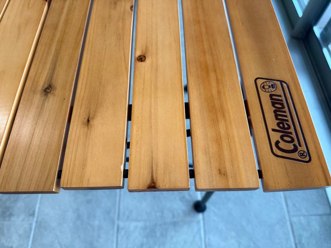 アルペンアウトドアーズ限定　コールマン ウッドロールテーブル110