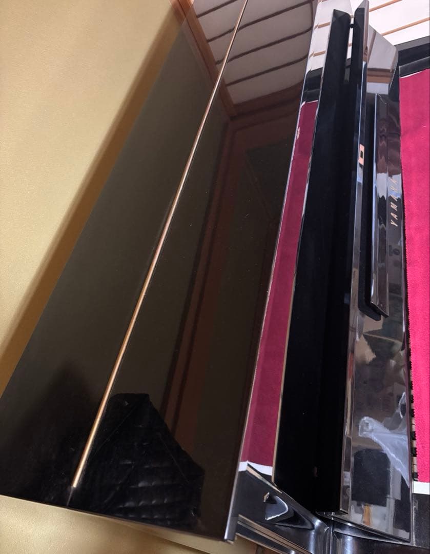 【YAMAHA】アップライトピアノ ブラック