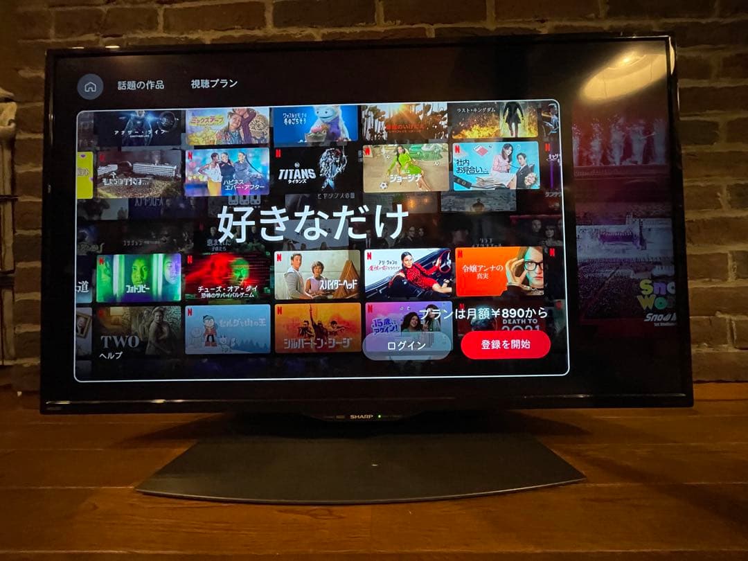 シャープ　アクオス　AQUOS SHARP 4T C40BJ1 液晶テレビ