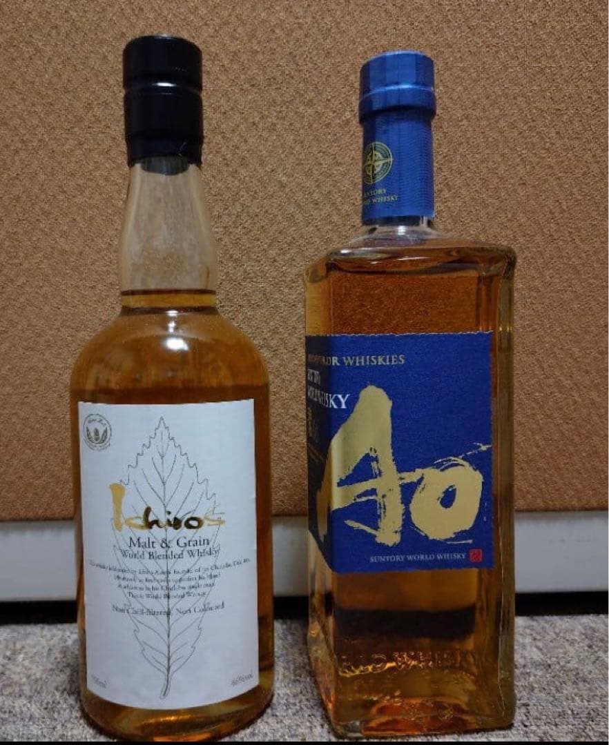 最安値！イチローズモルトモルト＆碧 Ao2本セット！！