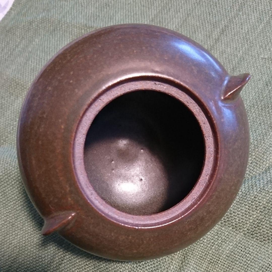 332) 香炉(3) 苗代川焼 窯元玉陶山 幹二郎作