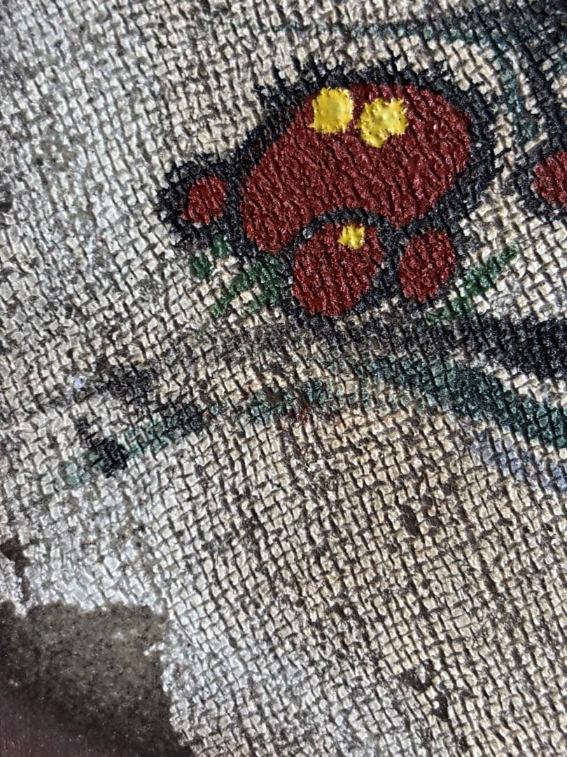 やまちゃん大英博物館日本人初個展鬼才澤田痴陶人作色絵光琳流水梅花文陶板