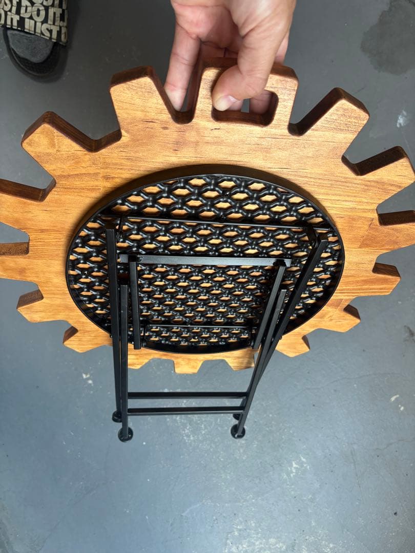 TENT MONSTER ギア型木製テーブル