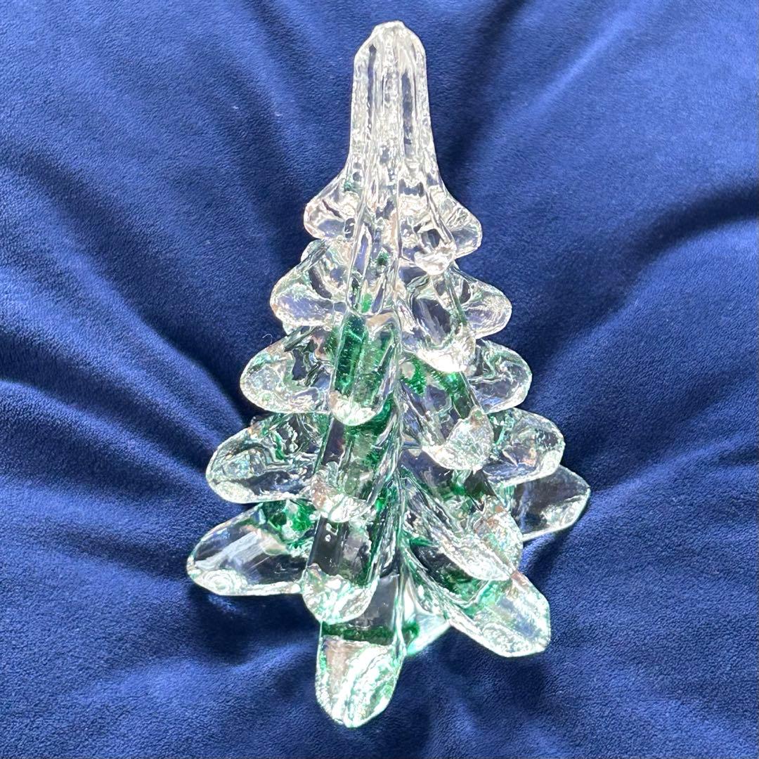 ヴィンテージ　クリスタル　ガラス　クリスマスツリー④