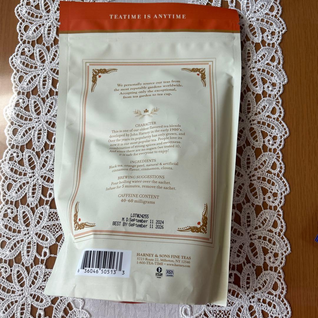 GIGI様　2個まとめ　HARNEY＆SONS ホットシナモンスパイス50サシェ