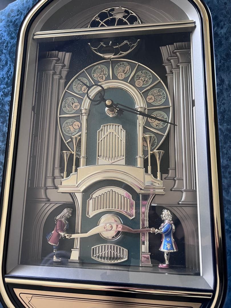 【美品】RHYTHM リズムからくり時計 4MH744RH スモールワールド