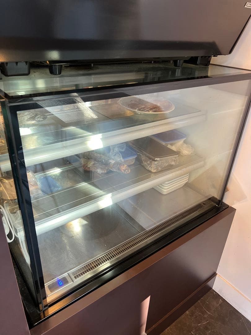 冷蔵ショーケース 3段 ガラスドア