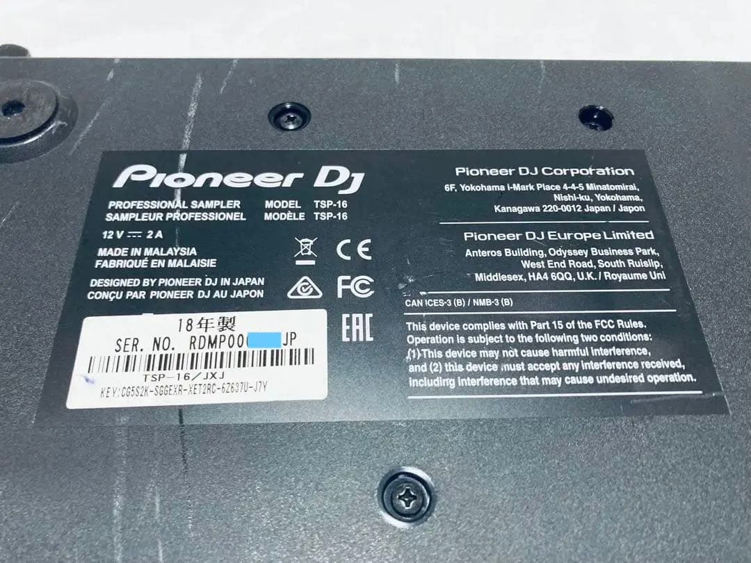 Pioneer DJ TORAIZ SP-16 サンプラー 動作良好