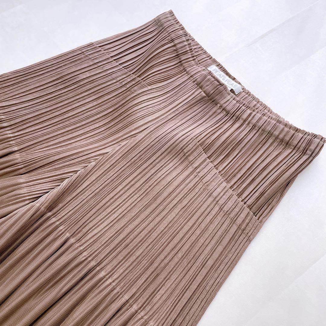 極美品✨プリーツプリーズ イッセイミヤケ サルエルパンツ ブラウン サイズ2