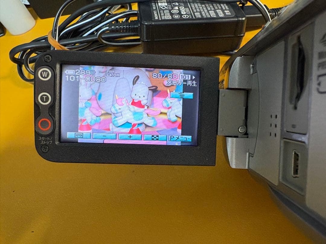 SONY ハンディカム HDR-HC3 ビデオカメラ　充電器　作例あり