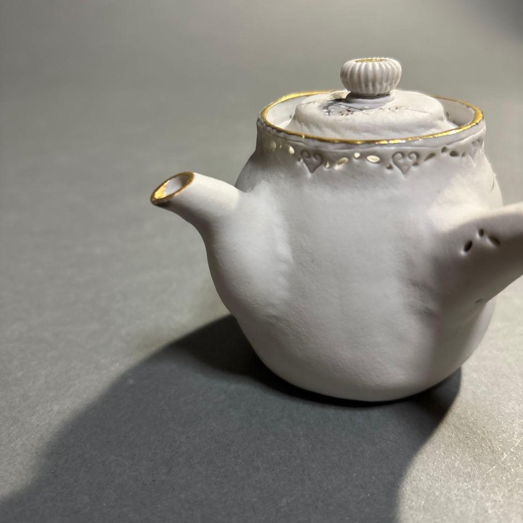 萬古焼　龍昇　横手急須