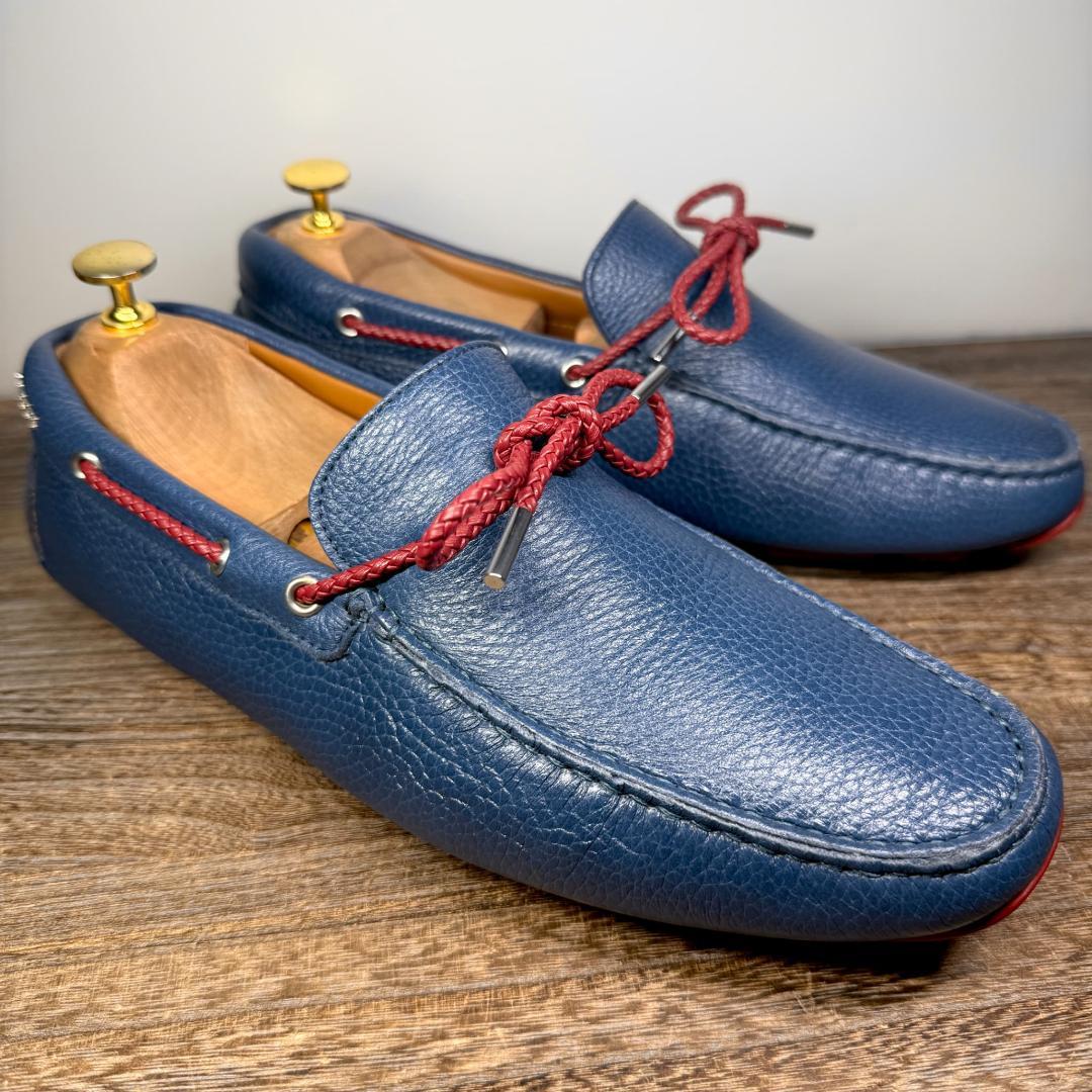 【展示未使用品】◆BALLY◆バリー 27.5cm ドライビングシューズ レザー