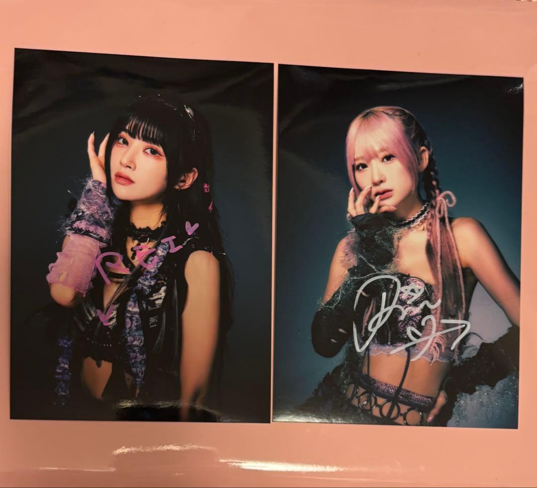REIRIE FC限定LIVE 特典 直筆サイン入り生写真 黒宮れい　金子理江