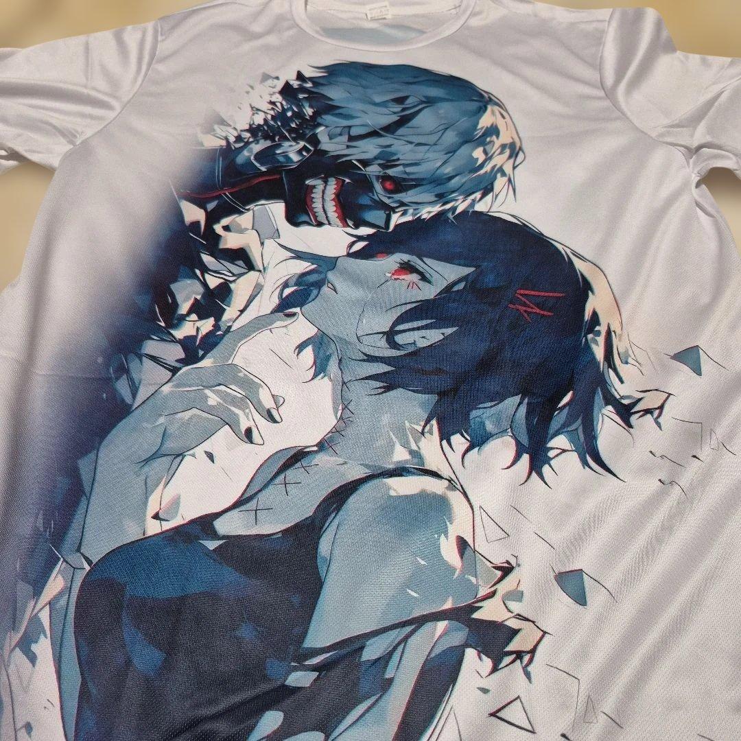 東京喰種アニメキャラクター グラフィック Tシャツ XL