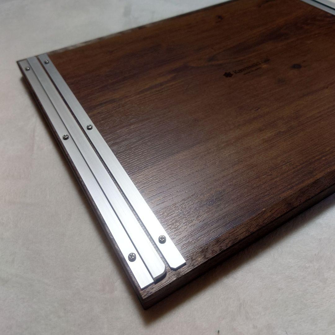 【新品未使用】 シェルフコンテナ 25 スライド式天板 ２個 木目調 ダマスク柄