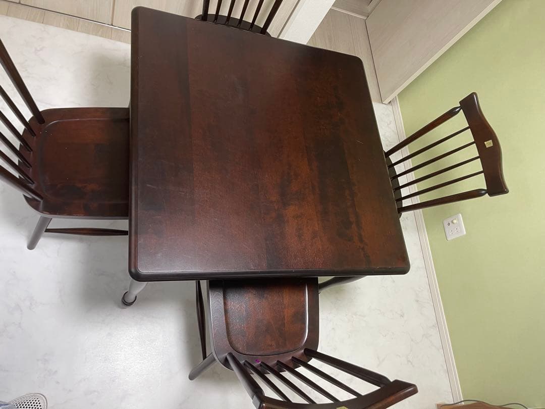 北海道民芸家具　ダイニングテーブル セット★ ★ ★引取り限定★ ★