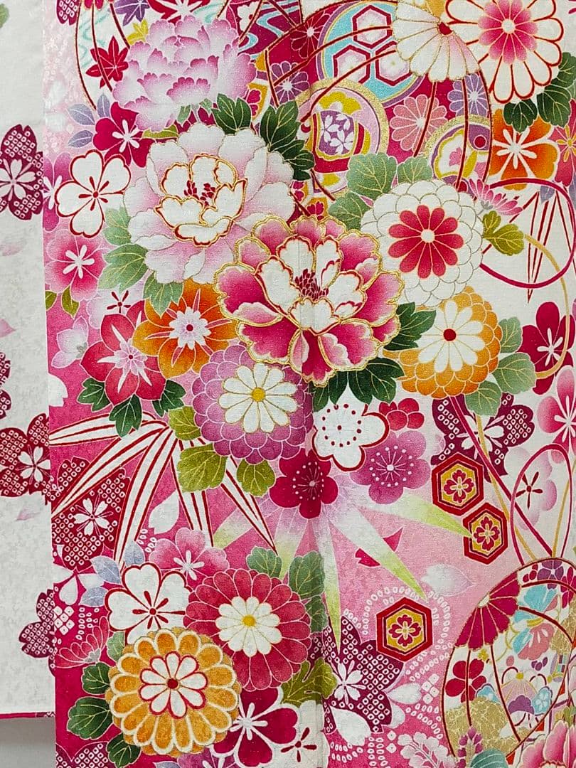 売約済み【まだ間に合う】★★正絹　プリンセススタイル　振袖3点セット★★