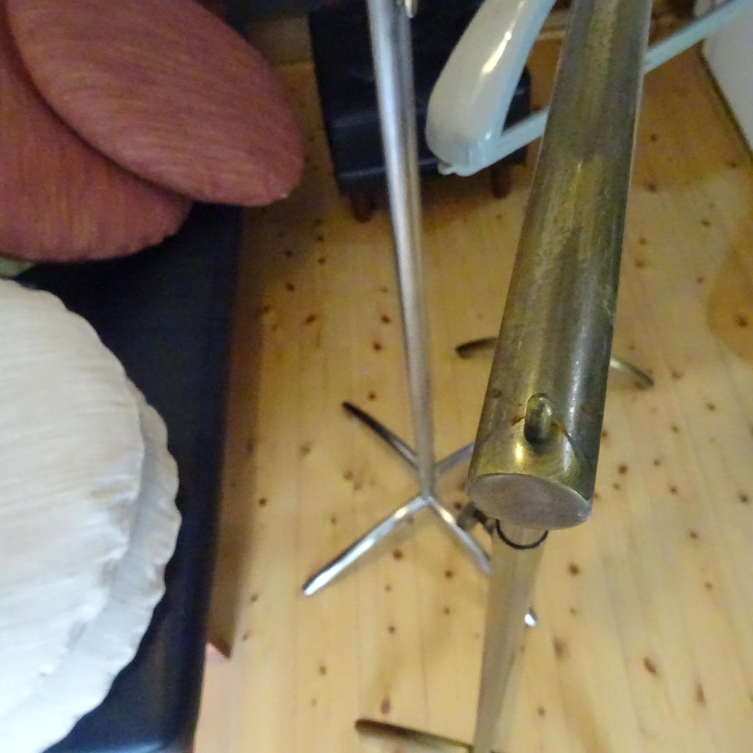 さ*ち様 2点 真鍮系ステンアイアン ハンガーラックコートスタンド アンティーク