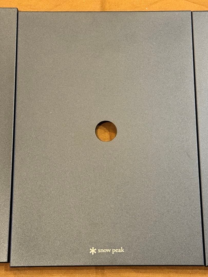 スノーピーク ステンレストレー1ユニット×2ハーフユニット×2 ブラック