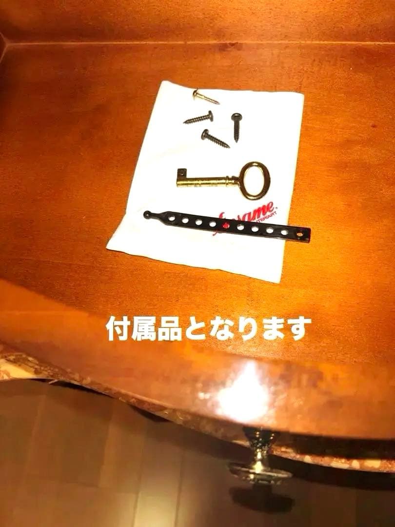 ⭐︎イタリア製家具 FP PASI 木製キャビネット 鍵付 象嵌 大理石