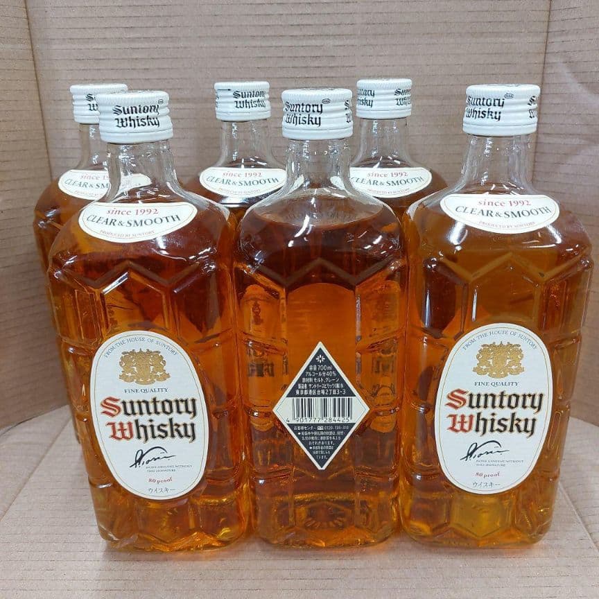 サントリーウイスキー『白角』６本