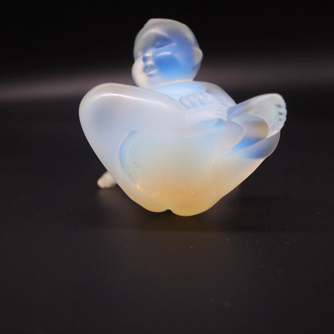 Lalique　ラリック　天使の置物　オパルセント フィギュリン
