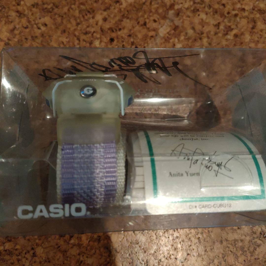 Baby-G アニタ・ユン　モデル　直筆サイン入り