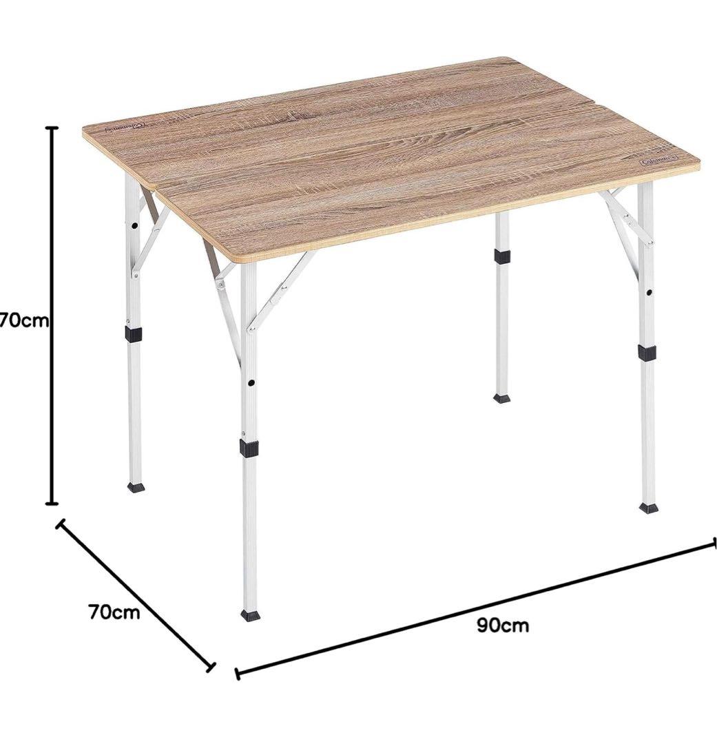 Coleman コールマン 折りたたみテーブル アウトドア キャンプ 高さ調整