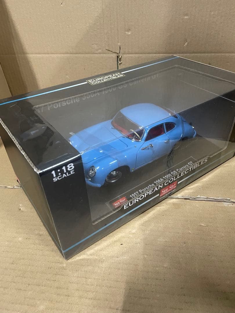 SUN STAR ポルシェ 356A GS カレラ GT ライトブルー