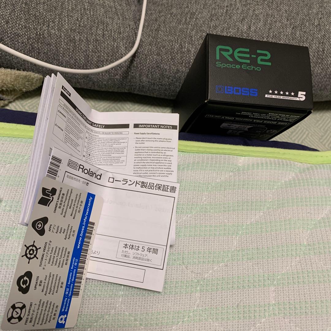 美品　BOSS Space Echo RE-2 ギターエフェクター