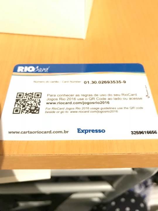 ブラジル   リオオリンピック   限定記念メトロカード  東京オリンピック