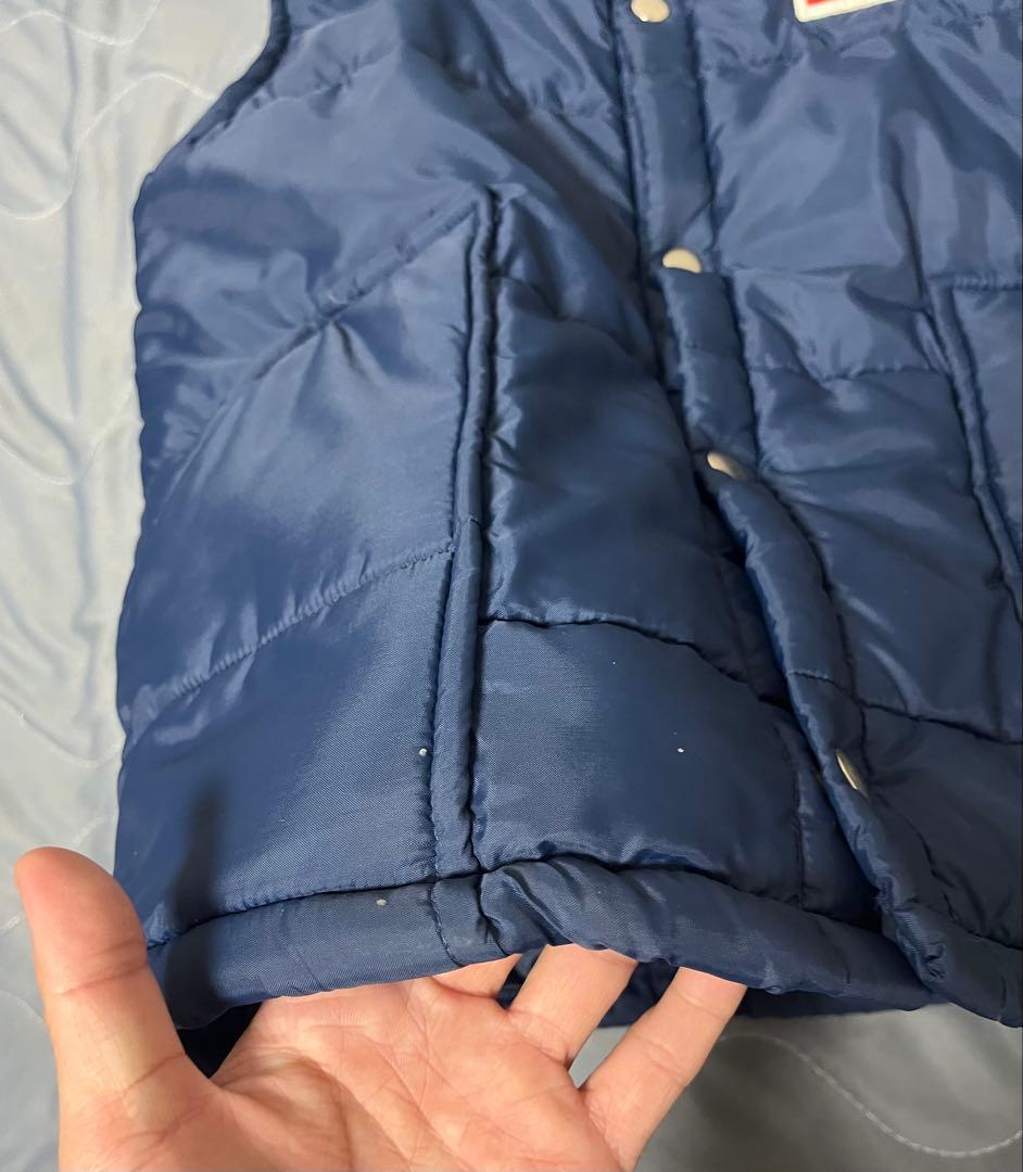 70s Champion スパークプラグ ベスト レーシング ダウンベスト