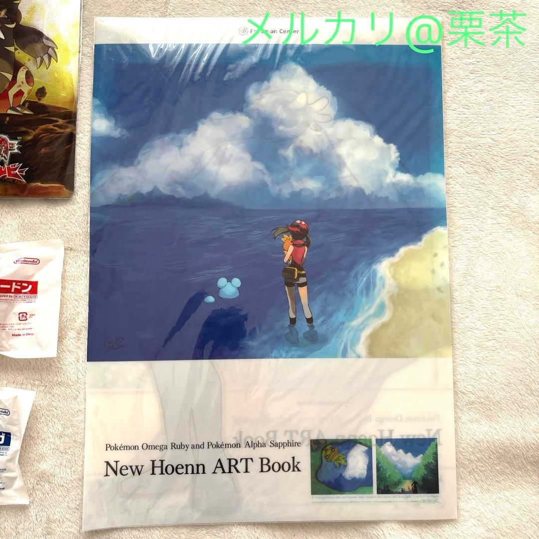 【ポケモンORAS】ポケモンセンター限定購入特典　ニューホウエンアートブック他