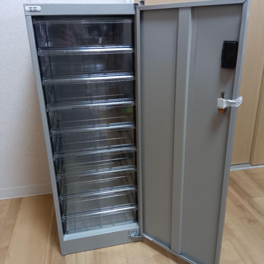 ナカバヤシ 書類棚 アバンテV2 鍵付きセキュリティフロアケース 深9段